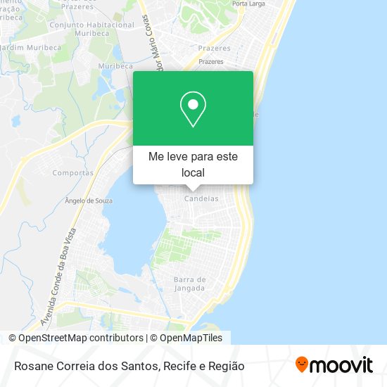 Rosane Correia dos Santos mapa