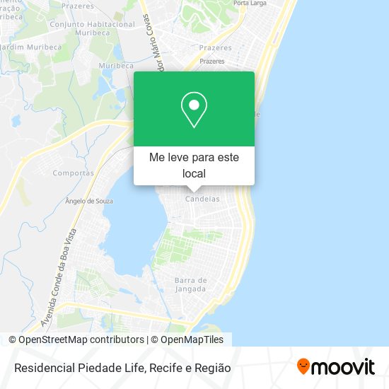 Residencial Piedade Life mapa