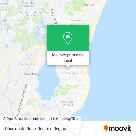 Churros da Rose mapa