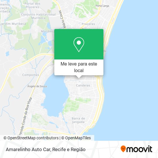 Amarelinho Auto Car mapa