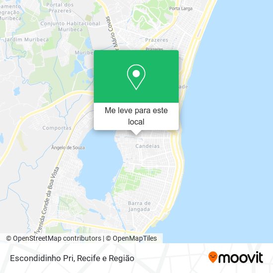 Escondidinho Pri mapa