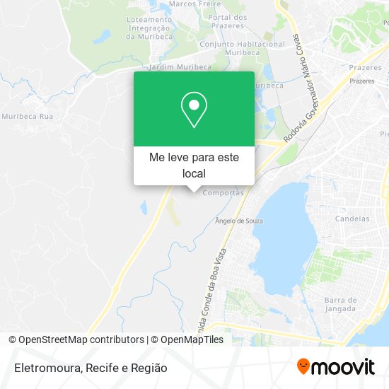 Eletromoura mapa