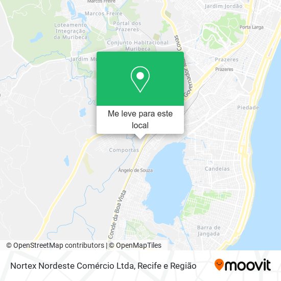 Nortex Nordeste Comércio Ltda mapa