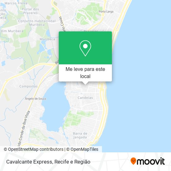 Cavalcante Express mapa