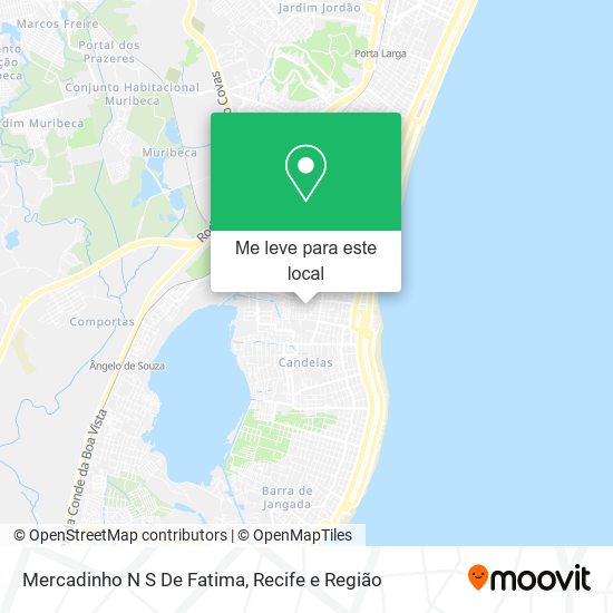 Mercadinho N S De Fatima mapa