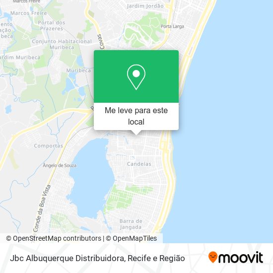 Jbc Albuquerque Distribuidora mapa
