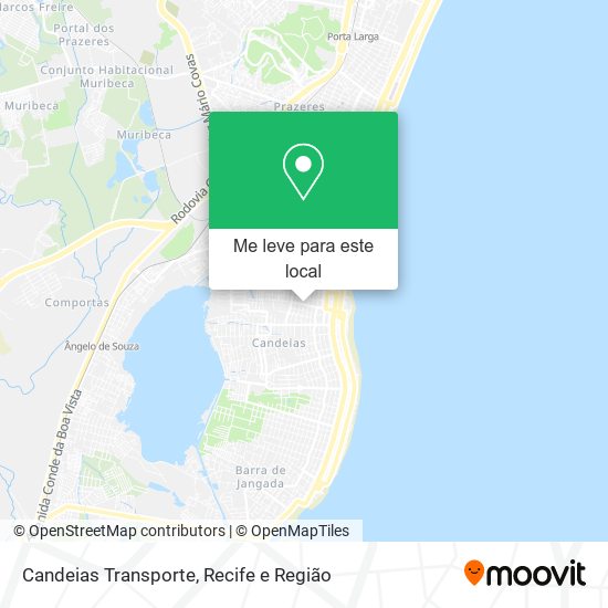 Candeias Transporte mapa