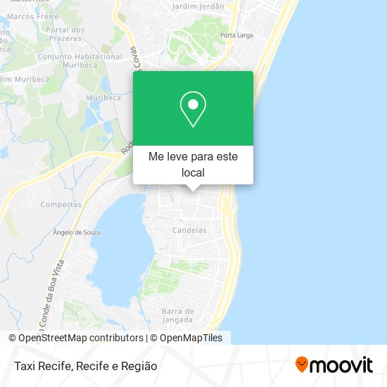 Taxi Recife mapa