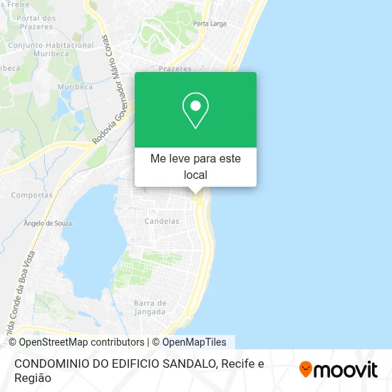 CONDOMINIO DO EDIFICIO SANDALO mapa
