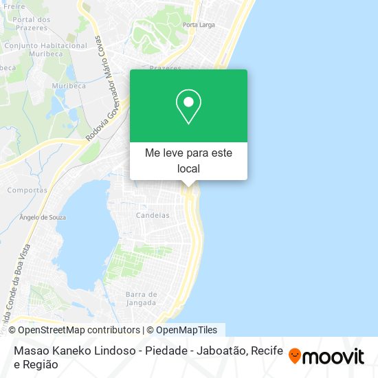 Masao Kaneko Lindoso - Piedade - Jaboatão mapa