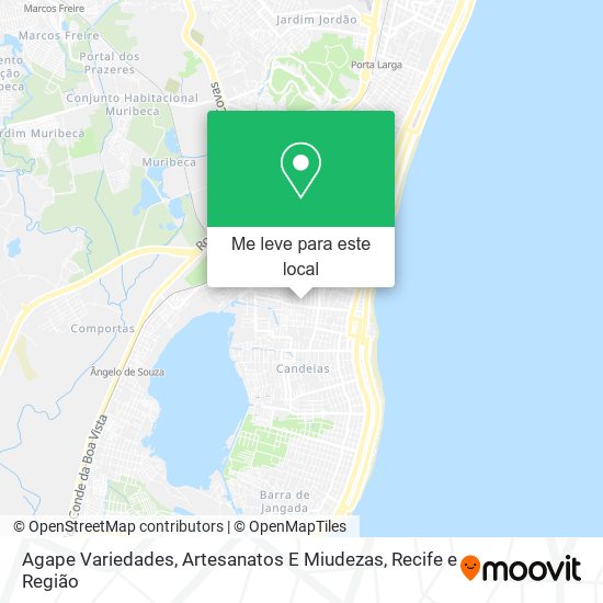 Agape Variedades, Artesanatos E Miudezas mapa