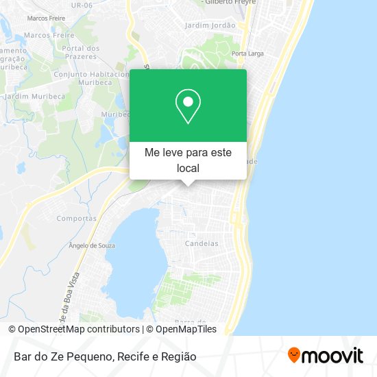 Bar do Ze Pequeno mapa