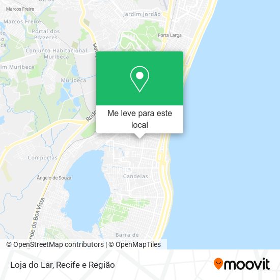 Loja do Lar mapa