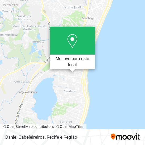 Daniel Cabeleireiros mapa