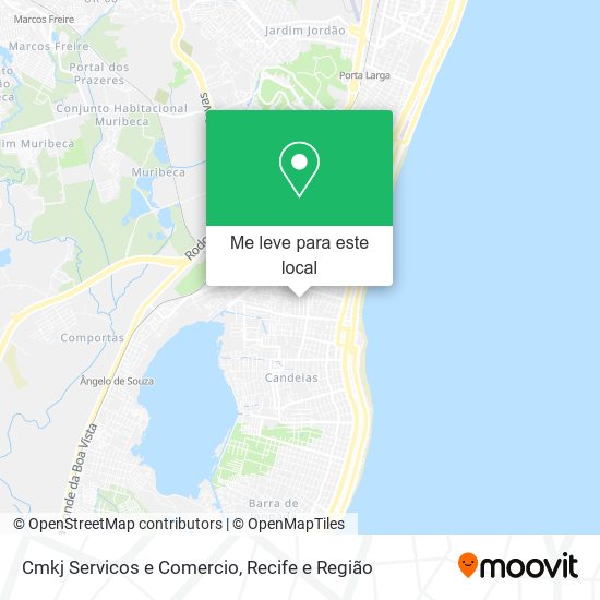 Cmkj Servicos e Comercio mapa