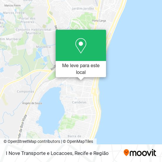 I Nove Transporte e Locacoes mapa