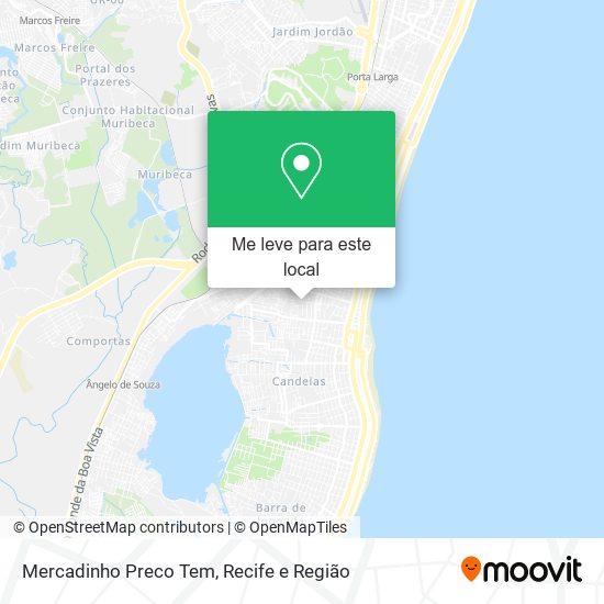 Mercadinho Preco Tem mapa