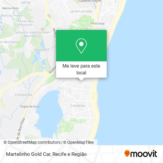 Martelinho Gold Car mapa