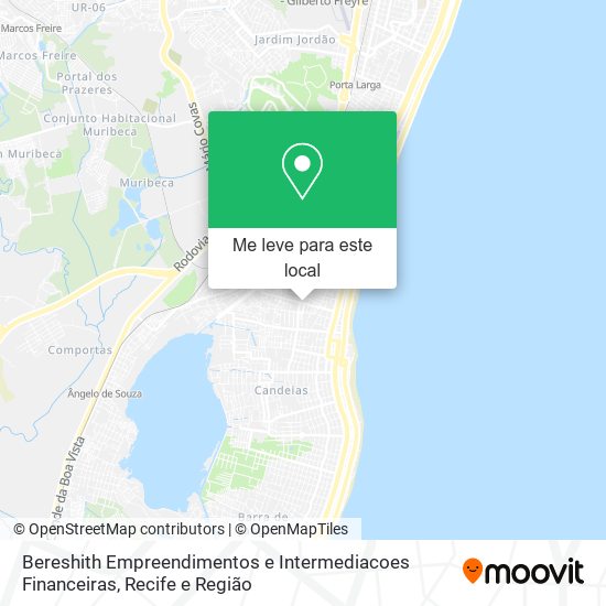 Bereshith Empreendimentos e Intermediacoes Financeiras mapa