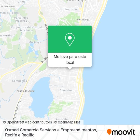 Oxmed Comercio Servicos e Empreendimentos mapa