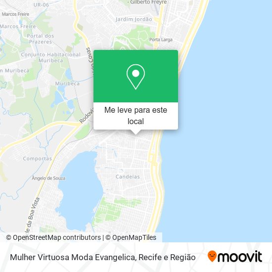 Mulher Virtuosa Moda Evangelica mapa