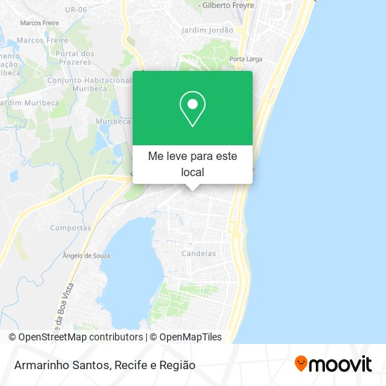 Armarinho Santos mapa