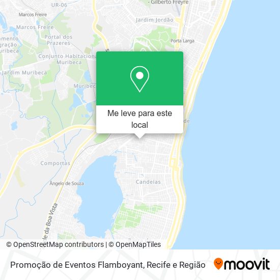 Promoção de Eventos Flamboyant mapa