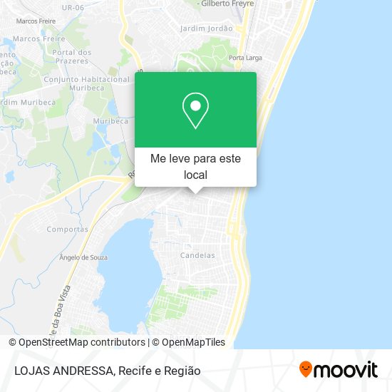 LOJAS ANDRESSA mapa