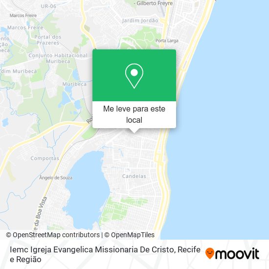 Iemc Igreja Evangelica Missionaria De Cristo mapa