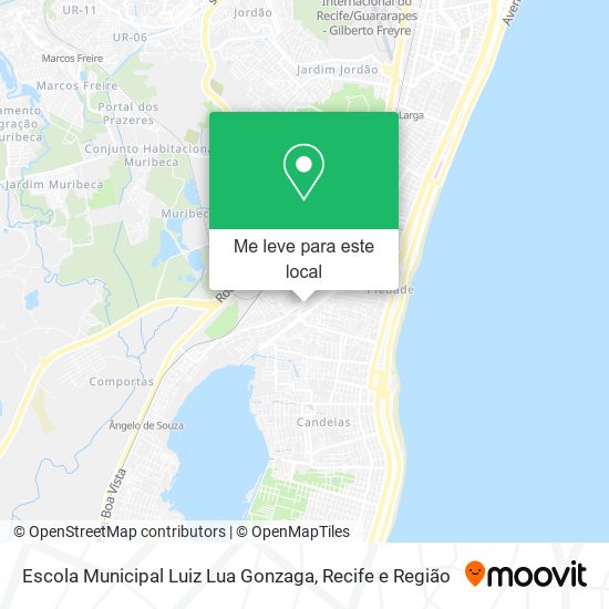 Escola Municipal Luiz Lua Gonzaga mapa