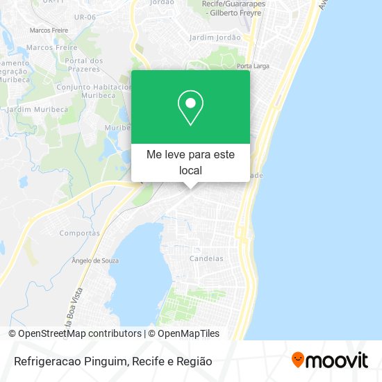 Refrigeracao Pinguim mapa