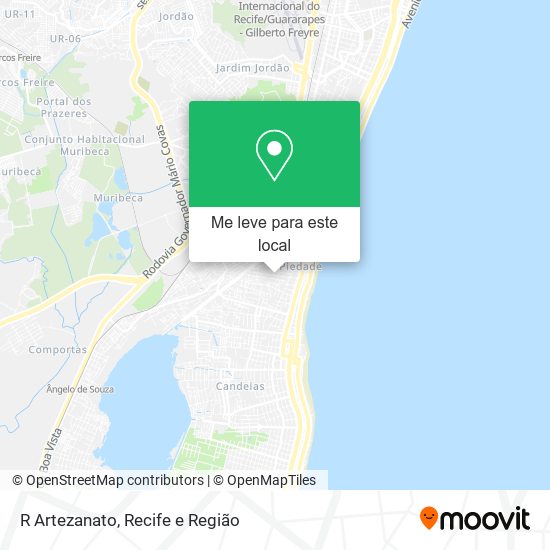 R Artezanato mapa