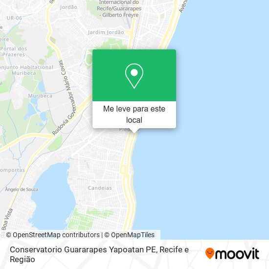 Conservatorio Guararapes Yapoatan PE mapa
