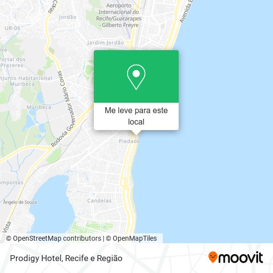 Prodigy Hotel mapa