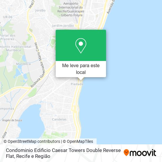 Condominio Edificio Caesar Towers Double Reverse Flat mapa