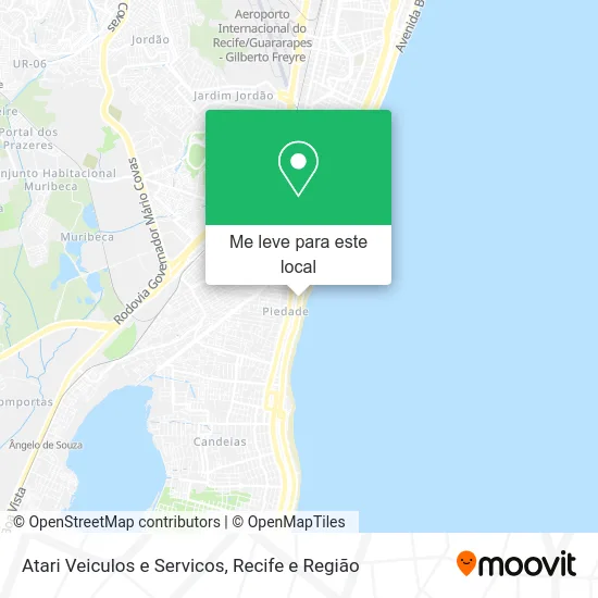 Atari Veiculos e Servicos mapa