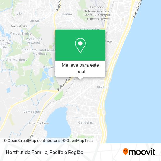 Hortfrut da Familia mapa