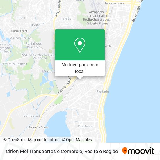 Cirlon Mei Transportes e Comercio mapa