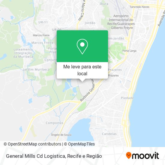 General Mills Cd Logistica mapa