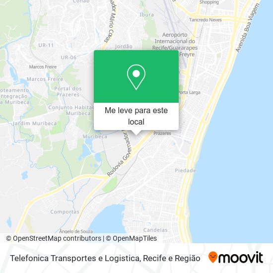 Telefonica Transportes e Logistica mapa