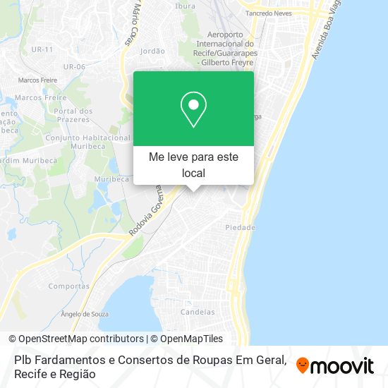 Plb Fardamentos e Consertos de Roupas Em Geral mapa