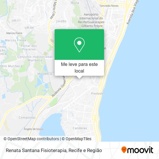 Renata Santana Fisioterapia mapa