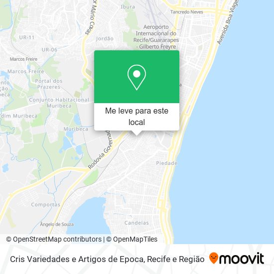 Cris Variedades e Artigos de Epoca mapa