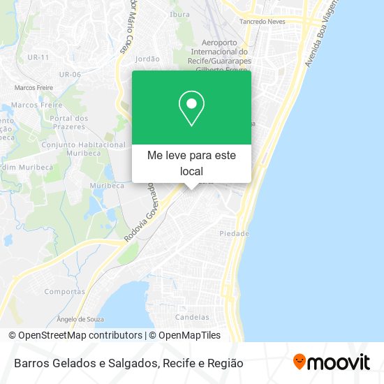 Barros Gelados e Salgados mapa