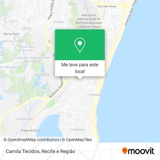 Camila Tecidos mapa