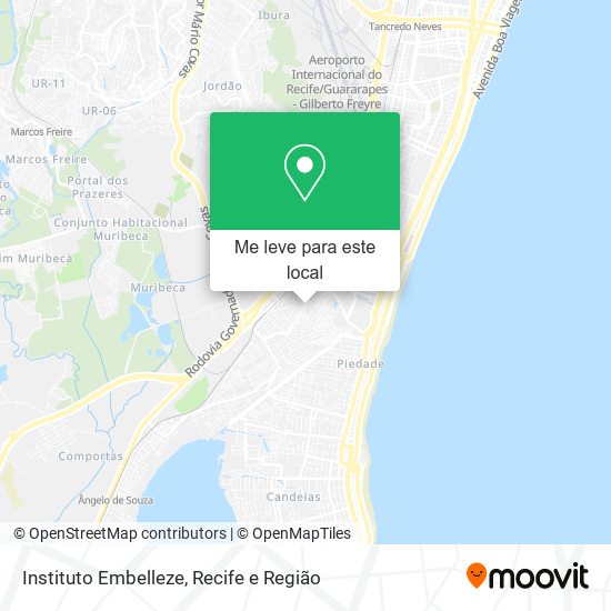Instituto Embelleze mapa