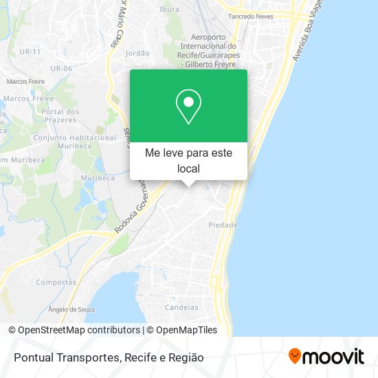 Pontual Transportes mapa