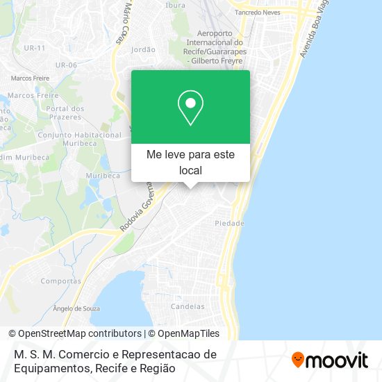 M. S. M. Comercio e Representacao de Equipamentos mapa