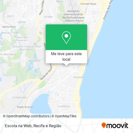 Escola na Web mapa