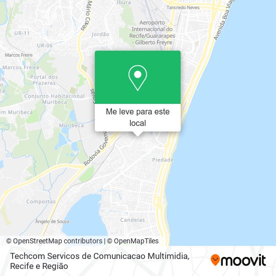 Techcom Servicos de Comunicacao Multimidia mapa